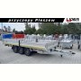 LT-168 przyczepa 500x250x40cm, ciężarowa, laweta, platforma, burty aluminiowe, DMC 3500kg